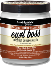 Aunt Jackie's - Coconut Creme Curl Boss - Coconut Curling Gelee 15oz