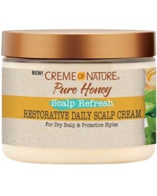 Creme of Nature - Pure Honey Scalp Refresh Restorative Daily Scalp Cream 4.7oz
