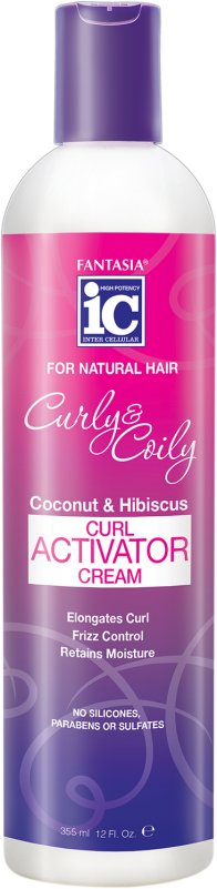 IC - Curly & Coily Curl Activator Cream 12oz