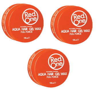 RedOne - Orange Aqua Hair Gel Wax 3x