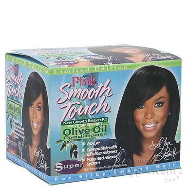 Pink - Smooth Touch New Growth Relaxer Kit (Super)