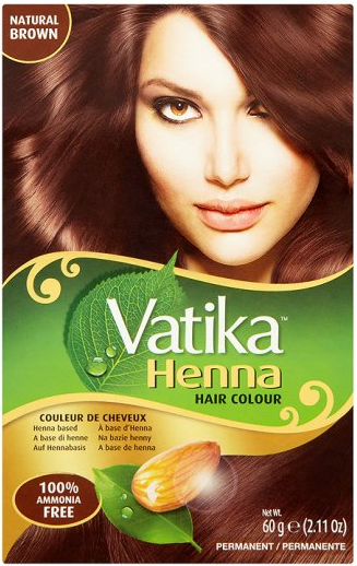 Vatika - Henna Hair Colour Natural Brown 60g