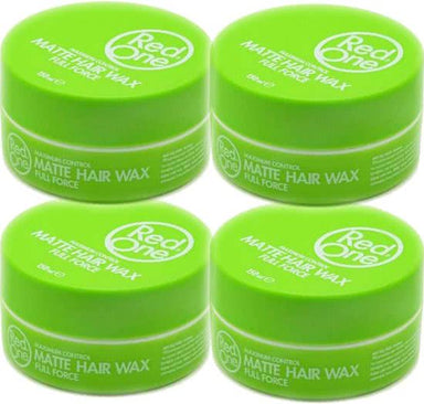 RedOne - Green Matte Hair Wax 4x