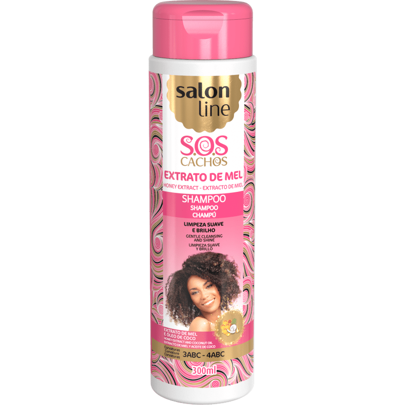 Salon Line - Curls Honey Extract Shampoo 300ml
