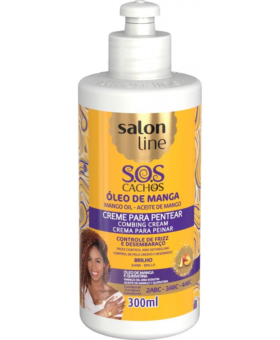 Salon Line - Curls Mango Oil Combing Cream 300ml