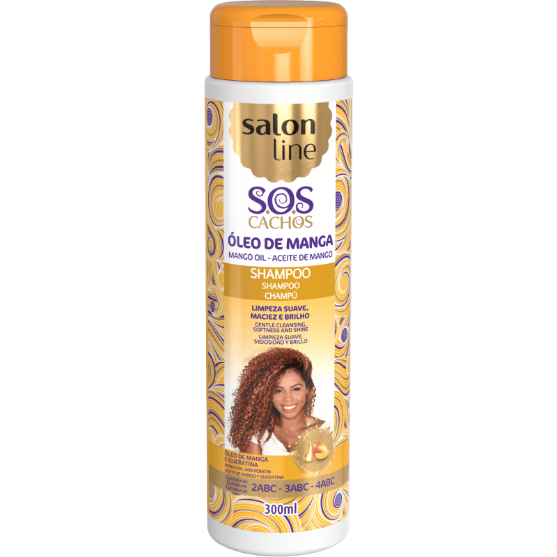 Salon Line - Curls Mango Oil Shampoo 300ml