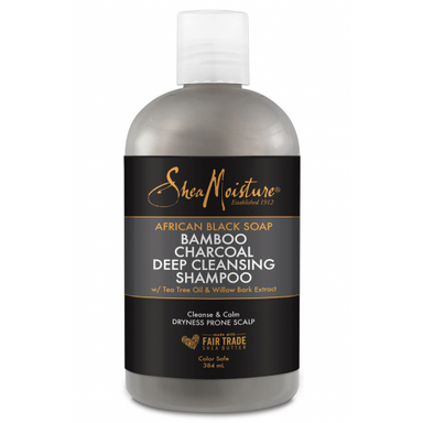 Shea Moisture - African Black Soap Bamboo Charcoal Deep Cleansing Shampoo 13oz