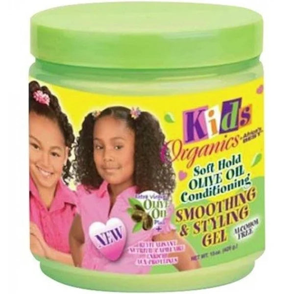 Africa's Best -Kids Organics  Soft Hold OLIVE OIL conditioning SMOOTHING & STYLING GEL
