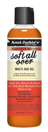 Aunt Jackie's - Flaxseed Soft All Over - Multi-Purpose Oil 8oz