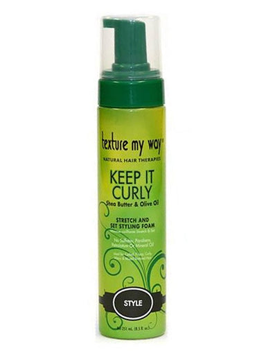 Texture My Way - Keep It Curly Stretch and Set Styling Foam 8.5oz