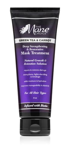 The Mane Choice - Green Tea & Carrot Deep Strengthening & Restorative Mask Treatment 8oz